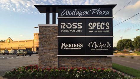 Multi Tenant & Cabinet Signage | Comet Signs Office Exterior, Accessibility Design, Sign Installation, Monument Signs, Retail Signage, Channel Letters, Retail Signs, Installation Design, Environmental Design