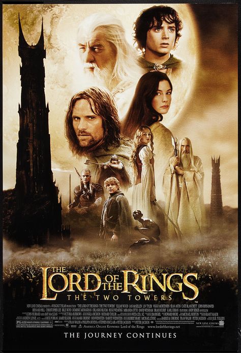 Lotr Two Towers, Action Movies To Watch, Edge Of Tomorrow, Two Towers, New Line Cinema, Adventure Movie, The Two Towers, Adventure Movies, Jrr Tolkien