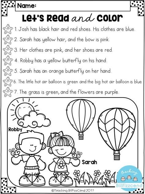 Reading Comprehension Worksheets - Best Coloring Pages For Listening Worksheet, Read And Color, Reading Comprehension Kindergarten, Kindergarten Reading Worksheets, Listening Comprehension, Reading Comprehension Activities, First Grade Reading, Comprehension Worksheets, Reading Worksheets