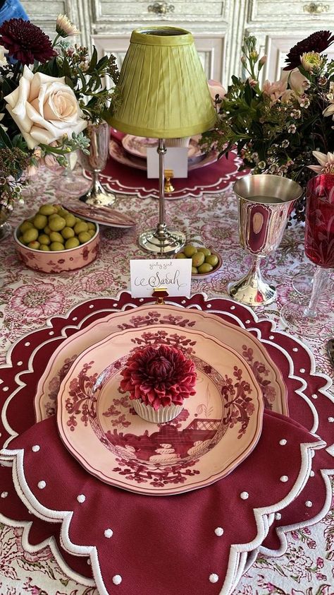 A (very quick) little preview of my gal’s night in party… Will share all the sources and images soon, but get ready to paaartaaay friends.… | Instagram Dinner Party Table, Luxury Tableware, Valentines Flowers, Christmas Brunch, China Sets, Spring Table, Table Tops, Winter Day, Party Table