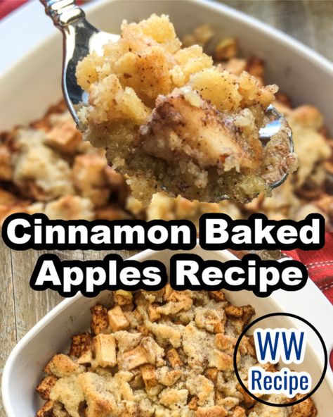 Weight Watchers Apple Recipes, Cinnamon Baked Apples, Low Point Snacks, Quick Apple Dessert, Baked Apples Recipe, Best Apples For Baking, 400 Calorie Meals, Baked Apple Dessert, Baked Apple Recipes