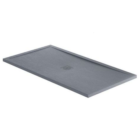 Grey slate effect shower tray Bathroom Revamp, Tile Tray, Slate Shower, Suite Ideas, Wet Room Shower, Grey Slate, Shower Trays, Glass Shower Enclosures, Downstairs Toilet