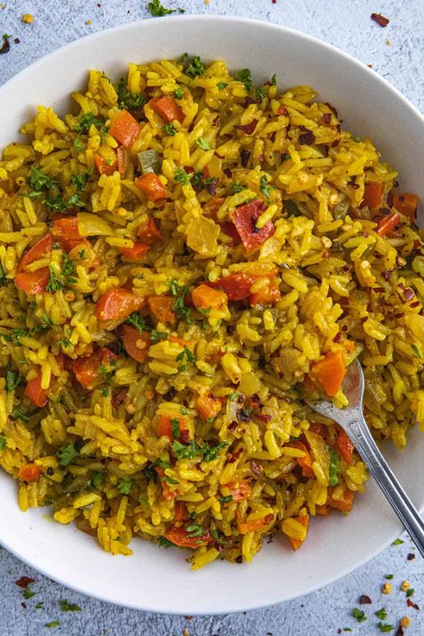 Flavored Rice Recipes, Curry Rice Recipes, Curried Rice, Rice Side Dish Recipes, Indian Rice Recipes, Lentils And Rice, Flavored Rice, Rice Side Dishes, Easy Rice Recipes