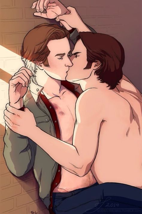 Sabriel Midam Fanart, Gabriel Spn Fanart, Gabriel X Sam, Sam X Gabriel, Supernatural Sabriel, Destiel Wallpaper, Sabriel Fanart, Gabriel Spn, Supernatural Photos