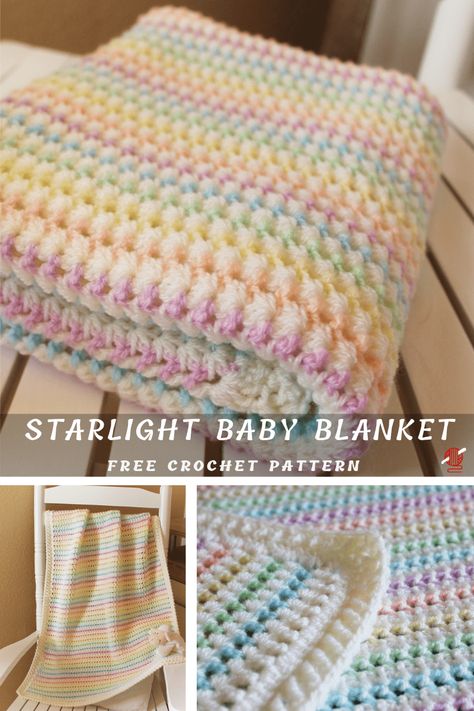 Hairpin Lace Baby Blanket Free Pattern, My Pins Saved, Pot Protectors, Baby Blanket Free Pattern, Crocheted Afghans, Crocheted Things, Patchwork Tutorial, Crocheted Blankets, Crochet Baby Blanket Free Pattern