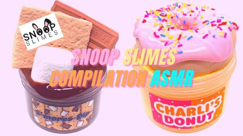 Snoop Slimes Asmr Compilation Video! Snoop Slimes, Bubbly Slime, Homemade Slime, Marshmallow Treats, Slime Shops, Slime Asmr, Diy Slime, Cookie Dough Cafe, Diy Clay