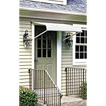 Check this out at Amazon Outdoor Window Awnings, Awning Over Door, Front Door Awning, Door Overhang, House Awnings, Aluminum Awnings, Metal Awning, Aluminum Door, Door Awnings