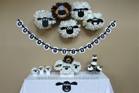 Shaun The Sheep Party, Sheep Party, Pastor Appreciation Day, Baby Lamb Baby Shower, Timmy Time, Sheep Crafts, Eid Crafts, Shaun The Sheep, Eid Decoration