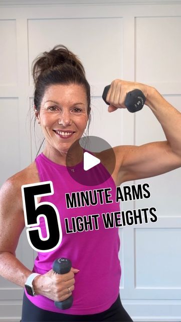 Simple Arm Workouts With Weights, Hand Weights Workout, 5 Minute Arm Workout Women, Exercises For Upper Arms, 5 Lb Weight Workout Arms, Light Weights Workout For Women, Arm Weights For Women, Light Weight Arm Workout For Women, Light Weight Exercises For Women