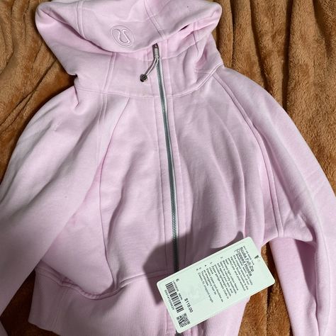 Brand New Lululemon Light Pink Scuba Zip Up Hoodie Pink Scuba, Lululemon Branding, Scuba Hoodie, Colorful Hoodies, Zip Up Hoodie, Dream Closet, Lululemon Athletica, Light Pink, Zip Ups