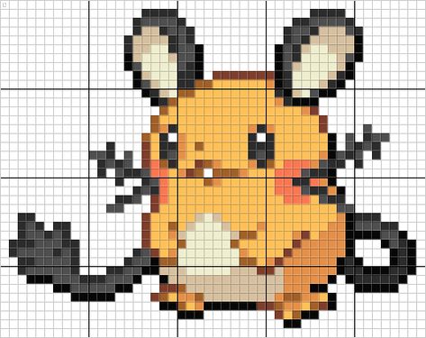 Dedenne Pokemon Pixel Art Pattern Small Pokemon Pixel Art, Mini Pokemon Pixel Art, Dedenne Pokemon, Alakazam Pokemon, Pokemon Tileset Pixel Art, Pokemon Items Pixel Art, Shiny Pokemon Pixel Art, Pokemon Pixel Art, Pixel Pokemon