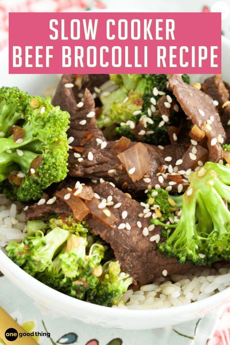 Slow Cooker Beef and Broccoli Recipe Broccoli In The Crockpot, Crockpot Tomato Sauce, Teriyaki Beef And Broccoli, Grilled Jerk Shrimp, Slow Cooker Beef And Broccoli, Teriyaki Recipes, Slow Cooker Beef Broccoli, Beef With Broccoli Recipe, Pig Recipes