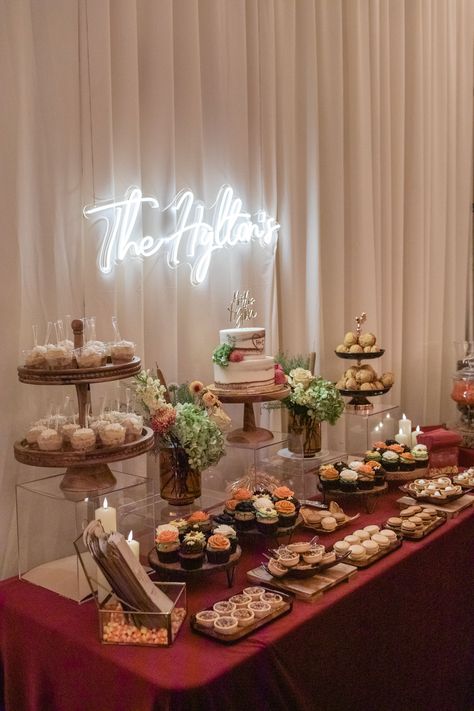 Fall Wedding Dessert Bar Ideas, Fall Themed Candy Table, Pumpkin Theme Baby Shower Table, Dessert Table Fall Wedding, October Wedding Dessert Table, Fall Wedding Candy Bar Ideas, Fall Sweets Table, Fall Sweet Table, Fall Bridal Shower Desserts