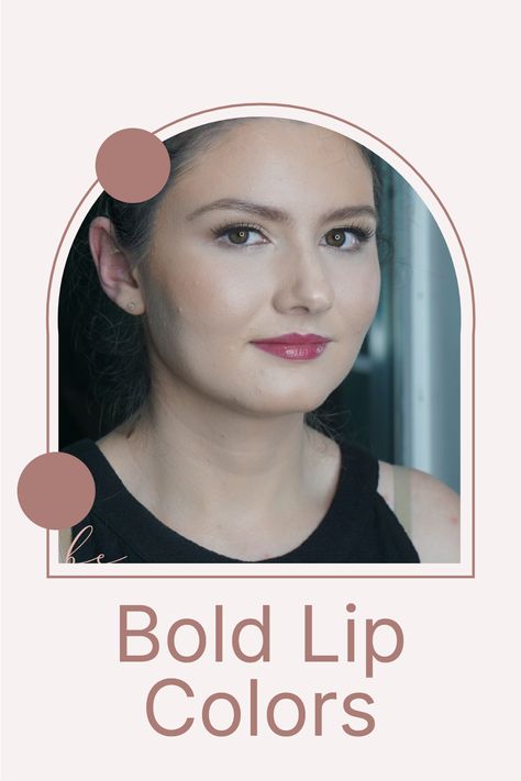 Bold lip colors are fun and can make your look pop! Bridal Lipstick, Soft Pink Lipstick, Wedding Lipstick, Pink Gloss, Peach Lipstick, Me M, Bold Lip Color, Beautiful Lipstick, Bold Lip