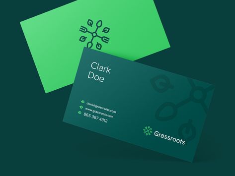 Green Brand Identity, Name Card Design, Visiting Card Design, Business Card Design Creative, Online Logo Design, Business Card Inspiration, Green Business, Business Card Branding, Business Cards Creative