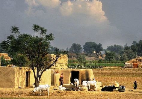 Punjab Culture, Pakistan Culture, Punjabi Culture, Mud House, Pakistan Travel, Punjab Pakistan, Village Photos, Theme Tattoo, Artistic Pictures