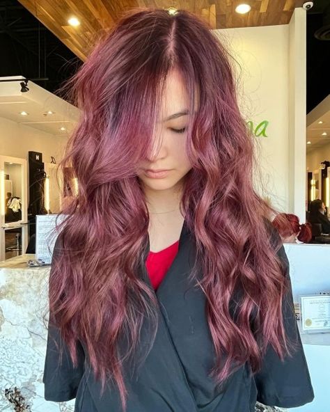 Light Plum Hair Color Light Plum Hair Color, Light Plum Hair, Plum Hair Color Ideas, Plum Hair Color, Hair Color Plum, Plum Hair, Cute Styles, Hair Shades, Rose Gold Hair