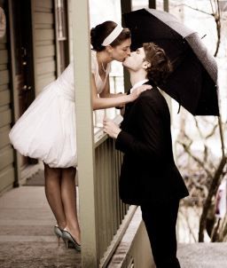 The groom made the bride's dress Short Bride, Engagement Pic, Engagement Picture, Wedding Pic, Wedding Kiss, Prom Pictures, Wedding Picture, Photo Couple, Bride Wear