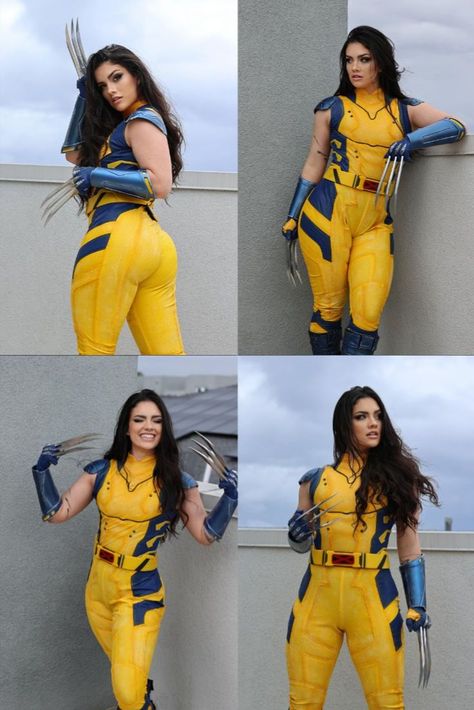 Wolvie Cosplay by @zoogirlq(costume not from #Takerlama) #wolverine #x23 #cosplay #xmen #xmen97 #cosplaygirl #wolverinecosplay #cosplayer #cosplayphoto #genderbendcosplay #cosplay Lady Wolverine Cosplay, Xmen Halloween Costume Women, Wolverine Cosplay Female, Women Wolverine Costume, Xmen Costumes Women, Wolverine Diy Costume, Wolverine Costume Women, Deadpool And Wolverine Couple Costume, Female Wolverine Costume