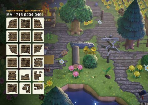 200% 🌾 on Twitter: "Rotting wood planks... #ThePathACNH #ACNHDesign #ACNH #AnimalCrossing… " Acnh Ruined Stone Path, Acnh Paths Designs Wood Planks, Acnh Wood Planks Path, Acnh Plank Path Designs, Wood Path Animal Crossing, Animal Crossing Wood Path, Acnh Wood Paths, Acnh Swamp, Acnh Witchy