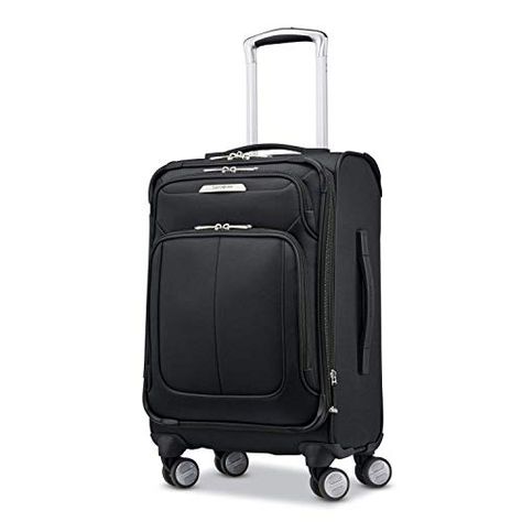 Samsonite Solyte DLX Softside Expandable Luggage with Spinner Wheels, Midnight Black, Carry-On 20-Inch Sixty And Me, Carry On Size, Best Luggage, Mediterranean Blue, Spinner Suitcase, Tie Down Straps, Spinner Luggage, Buy Logo, Hp Laptop