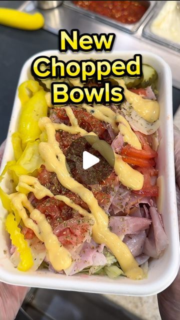 Donnie Otero on Instagram: "NEW Chopped Bowls at Jersey Mike’s 🔥👀 

What you think?? 💭 

#jerseymikes #reels #fyp #foodie #lowcarb #keto" Keto Jersey Mikes, Jersey Mikes Sub In A Bowl, Sub In A Bowl, Jersey Mikes Sub, Jersey Mikes, A Bowl, What You Think, You Think, Low Carb