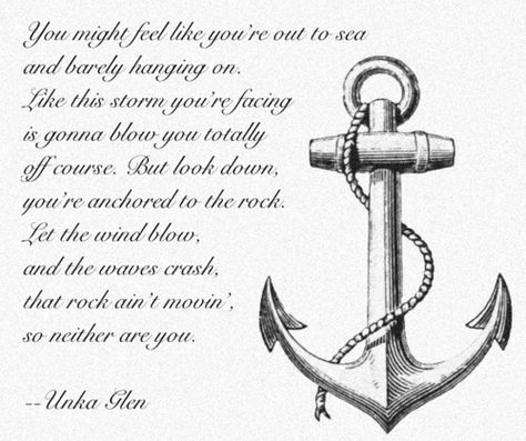 Thanks Diz <3 love the saying, love the anchor! Anchor Sayings, No Greater Love, Preach The Gospel, My Worth, Fearfully And Wonderfully Made, Happy Thoughts, Quotes About God, Anchors, Beautiful Words