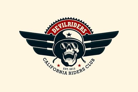 Motorcycle Club Logo Temp.  @creativework247 Motorcycle Club Logo, Bmw Motorcycle Adventure, Logo Motor, Biker Logo Design, Logo Moto, Mc Logo, Motorcycle Art Painting, Motorcycles Logo Design, Motor Logo