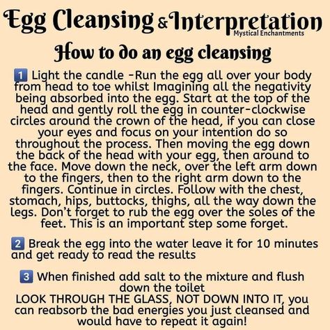 Egg Cleanse Interpretation Chart, Egg Spells Witchcraft, Egg Limpia Reading, Egg Cleansing Ritual, Cleanse Meaning, Egg Cleanse, Magical Herbs Witchcraft, Protection Rituals, Goddess Spirituality