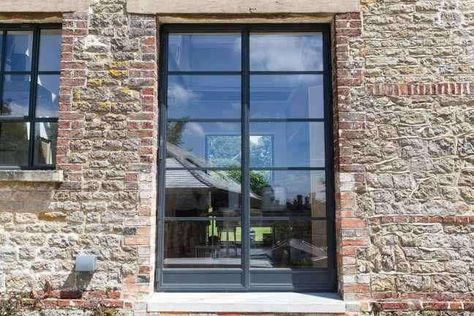 Crittall™ Windows Replacement | Met Therm Windows Steel Frame Windows, Barn Windows, Frame Windows, Metal Window Frames, Cotswold House, Broken Windows, Crittal Windows, Industrial Windows, Metal Windows