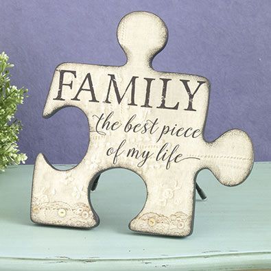 Farm Puzzle, Puzzle Piece Art, Cat Pot, Puzzle Quotes, Puzzle Piece Crafts, Craft Recipes, Family Puzzle, Store For Kids, Family Puzzles