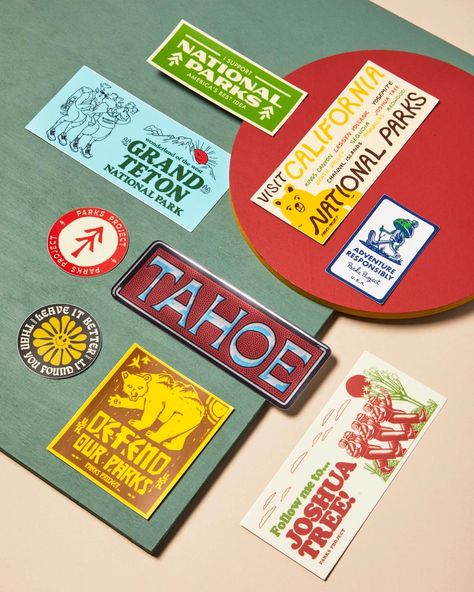 National Park Gifts – Parks Project Parks Project, Instagram Brand, All Nighter, Kings Canyon, Three Friends, Joshua Tree, Bumper Sticker, Sticker Pack, Stickers Packs