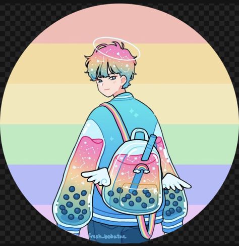 Gay Aesthetic, A Rainbow, Aesthetic Art, Rainbow, Anime, Art