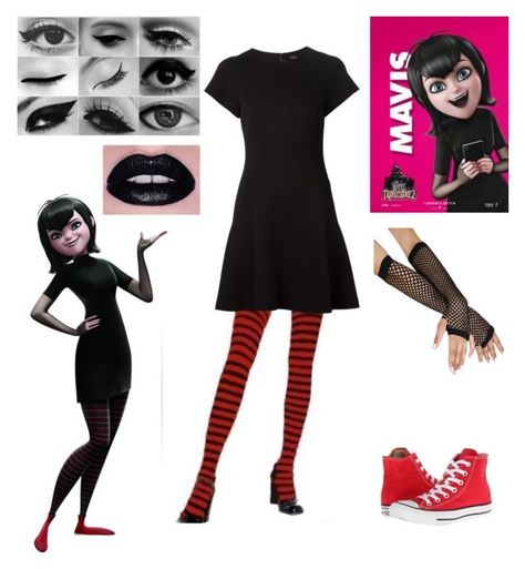 "Mavis - Hotel Transylvania" by shadow-cheshire ❤ liked on Polyvore featuring Converse and Proenza Schouler Hotel Transylvania Outfit Ideas, Mavis Makeup, Mavis Outfit, Mavis Halloween Costume, Mavis Hotel Transylvania Makeup, Mavis Makeup Hotel Transylvania, Mavis Cosplay, Halloween Costumes Hotel Transylvania, Mavis And Johnny Costume