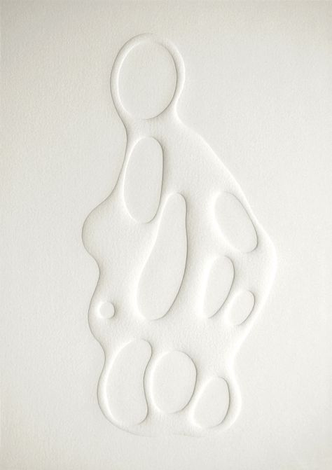 Embossed Paper, Paper Sculpture, 로고 디자인, The Shape, Texture Art, Visual Artist, Design Inspo, Emboss, Letterpress