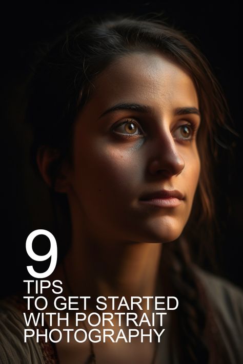 Are you interested in portrait photography but not sure where to start? Look no further than these 9 tips to get you started! Whether you're a beginner or just looking to improve your skills, these tips cover everything. So grab your camera and get ready to take your portrait photography to the next level with these 9 essential tips! Pin this for future reference and start capturing stunning portraits today. Beginner Portrait Photography, How To Take Portrait Pictures, Retro Portrait Photography, Moody Portrait Photography, Painterly Photography, Moody Portraits, Portrait Photography Lighting, Best Portrait Photography, Low Key Portraits