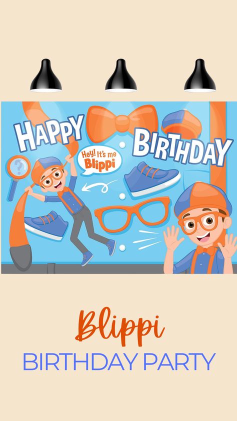 Featuring your child’s favorite friend, our large fabric Blippi-themed backdrop brings fun to every party! This backdrop allows you to quickly & easily decorate your room for a wonderful Blippi themed extravaganza! #ad Blippi Birthday Banner, Blippi Backdrop, Blippi Birthday Party, Blippi Party, Favorite Friend, Happy Birthday Backdrop, Treasure Gift, Birthday Backdrop, Decorate Your Room