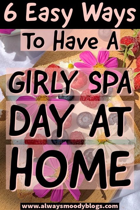 Whether big or small, it’s so important that you remember to celebrate all of your accomplishments in life. Not only the big things that you deem as more important, but also the simple things too. So here are 6 easy ways to have a girly spa day at home :) Things To Do On A Spa Day At Home, Spa Things To Do At Home, Spa Day Menu Ideas, Spa Day Ideas For Women, Mom And Daughter Spa Day At Home, At Home Spa Day For Kids, Diy Spa Day Ideas, Diy At Home Spa Day, Spa Days At Home