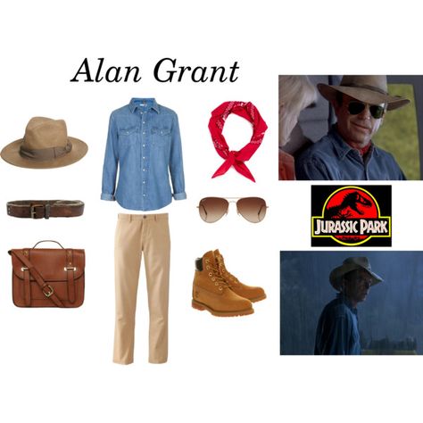 Alan Grant by teamhawkeye Alan Grant Costume, Dr Alan Grant, Jurassic Park Costume, Dog And Owner Costumes, Mummy Birthday, Alan Grant, Jurassic Park Party, Jurassic Park Birthday, Dinosaur Costume