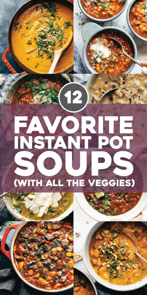 Instapot Soup Recipes, Instant Pot Soups, Holiday Soups, Pot Recipes Easy, Instant Pot Soup Recipes, Best Instant Pot Recipe, Instant Pot Soup, Instant Pot Dinner Recipes, Easy Instant Pot Recipes