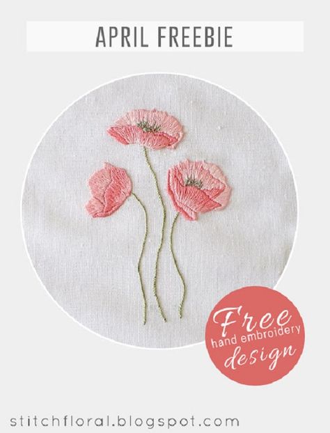 25 FREE Spring & Mother's Day Patterns For Quilters & Sewists - Jacquelynne Steves Floral Embroidery Patterns, Embroidery Transfers, Embroidery Patterns Vintage, Learn Embroidery, Embroidery Flowers Pattern, Japanese Embroidery, Embroidery Patterns Free, Hand Embroidery Pattern, Sewing Embroidery Designs