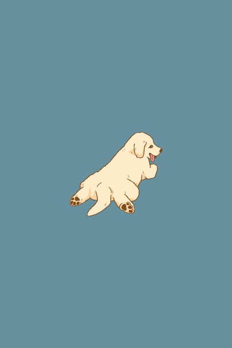 Cartoon Dog Wallpaper Iphone, Minimalist Dog Wallpaper, Cute Dog Cartoon Wallpaper, Dog Background Aesthetic, Aesthetic Dog Wallpaper Iphone, Golden Doodle Wallpaper, Doggo Wallpaper, Dog Art Wallpaper, Dog Lockscreen