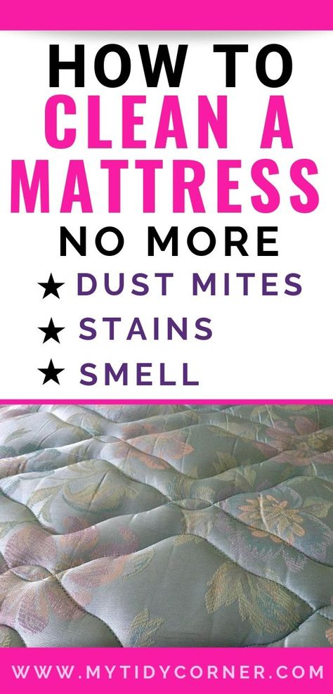 How To Clean Mattress, Clean Mattress Stains, Clean A Mattress, Clean Mattress, Natural Odor Remover, Mattress Stains, Clean Baking Pans, Cleaning Painted Walls, Baking Soda Cleaning