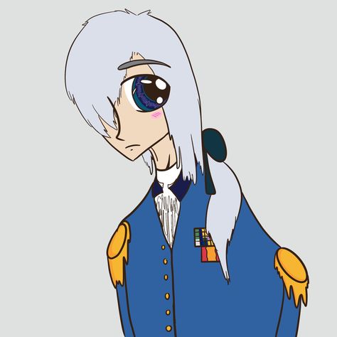 Anime George Washington, George Washington Fanart, George Washington Drawing, Gleep Glorp, George Washington Funny, Liberty Kids, Oc Fashion, Daredevil Netflix, Drawing Meme