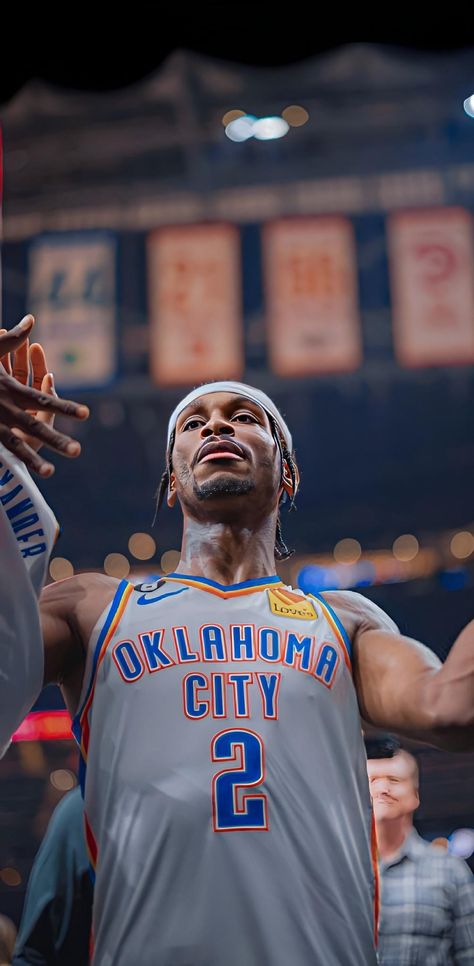 Shai Gilgeous Alexander Aesthetic, Shai Gilgeous Alexander Wallpaper, Shai Alexander, Nba Players Wallpaper, Ja Morant Style, Shai Gilgeous Alexander, Thunder Nba, Basketball Background, Kobe Bryant Pictures