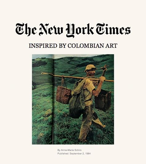 Throwback to 1984 when @nytimes highlighted Cano Jewelry’s Colombian heritage and craftsmanship. From pre-Columbian treasures to modern elegance, our legacy continues. #CanoJewelry #heritage #nytfeature Colombian Art, Our Legacy, Modern Elegance, Ny Times, The New York Times, Quick Saves, Art