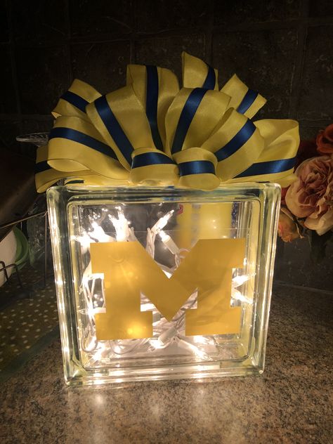 Michigan State Party Ideas, University Of Michigan Grad Party Ideas, University Of Michigan Tailgate, Michigan Crafts, Michigan Decor, Michigan Go Blue, Eastern Michigan University, Eastern Michigan, University Of Michigan Wolverines