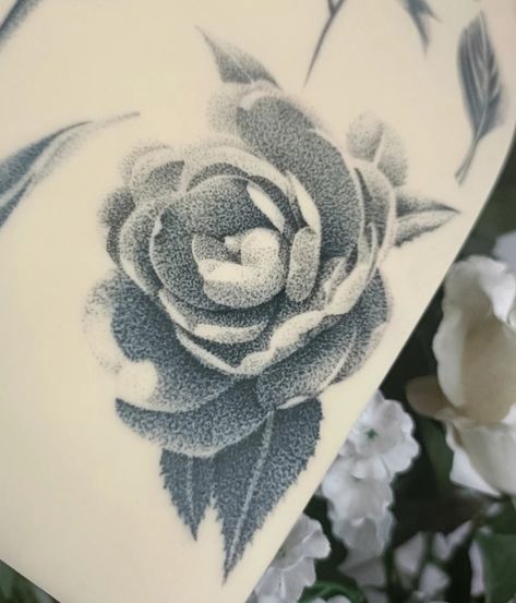 Dotwork peony tattoo design flower tattoos design tatuaggio peonia tatuaggi fiori puntinati fake skin tattoo Fake Skin Tattoo Practice, Stipple Tattoo Design, Tattoo Learning, Shading Practice, Stippling Tattoo, Fake Skin Tattoo, Peony Tattoo, Tattoo Maker, Surreal Tattoo