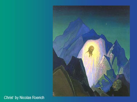 Some Details About Jesus' Mission in India - April 20, 2014 Nikolai Roerich, Nicholas Roerich, Virtual Art, Russian Art, Spiritual Art, Christian Art, Religious Art, The Master, Art Exhibition