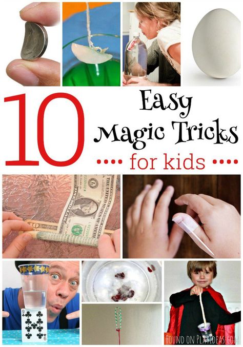 Easy Magic Tricks Pinnable Easy Magic Tricks For Kids, How To Do Magic, Easy Card Tricks, Winter Science Experiments, Magic Tricks For Kids, Magic Illusions, Cool Magic Tricks, Easy Magic Tricks, Learn Magic